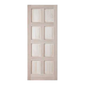 8 Panel Meranti Full Door