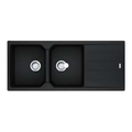 Sink Double Black Quartz