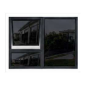 Tinted Aluminium Window PT129